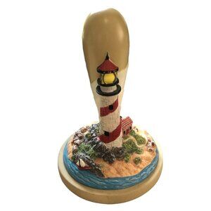 Brown Bag Collectible Lighthouse No 41 Cookie Stamp 1998 Nautical Decor Figurine
